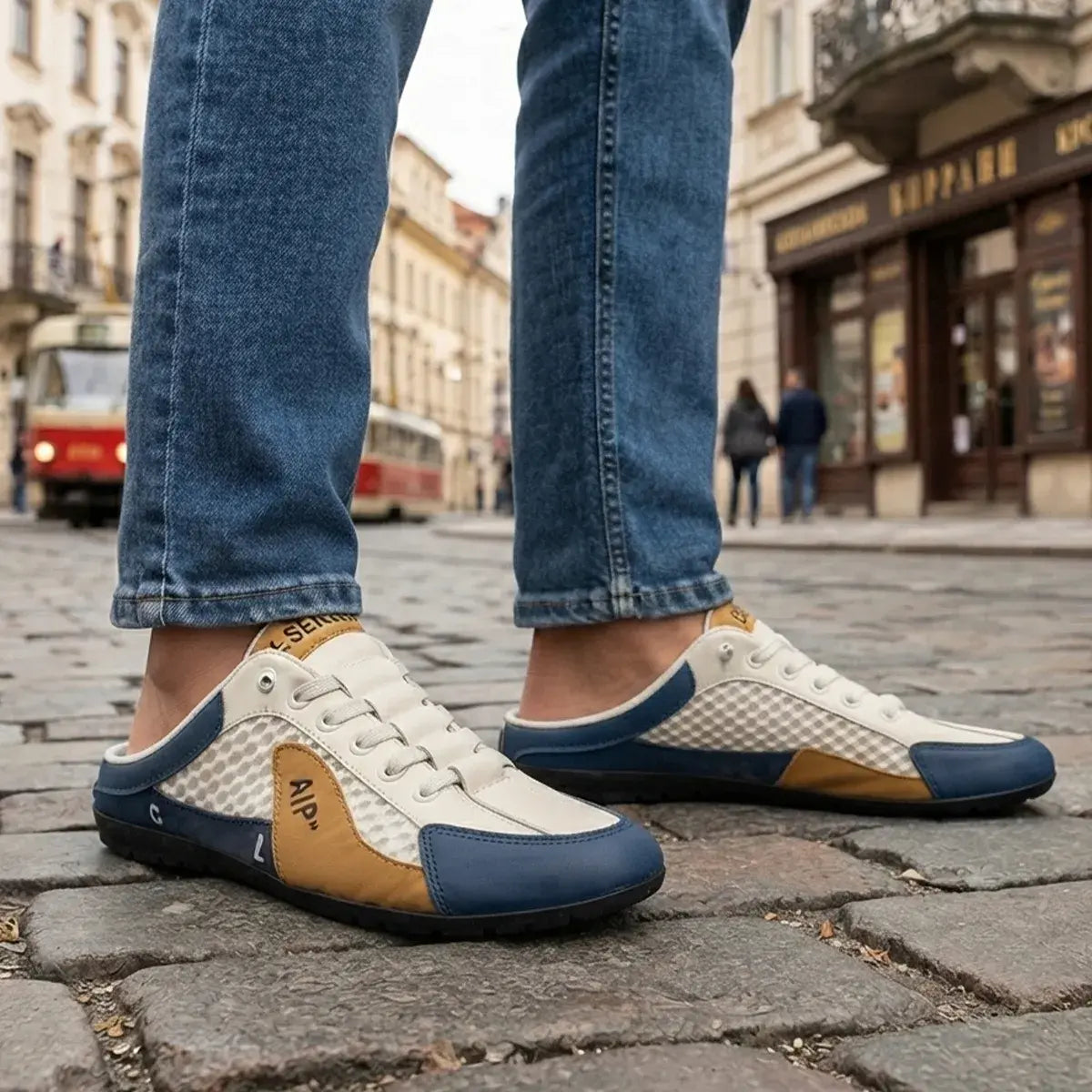 🔥【Posebna ponuda, 50% popusta】【Veličine 39-44】Visokokvalitetne muške mekane i prozračne ležerne cipele/sandale
