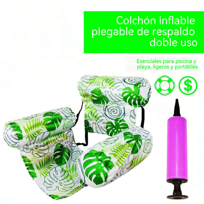 💦📢Plutajuća napuhavajuća sofa za plivanje s naslonom i sklopivim dizajnom