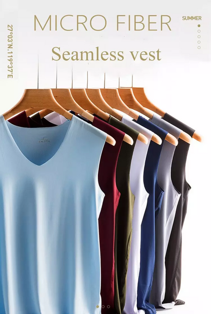 ✅Set de 6 maiouri casual barbati Ice Silk, usor de asortat cu orice tinuta, potrivite pentru purtarea de zi cu zi. ✅ Ușoare, respirabile și cu uscare rapidă-3988598