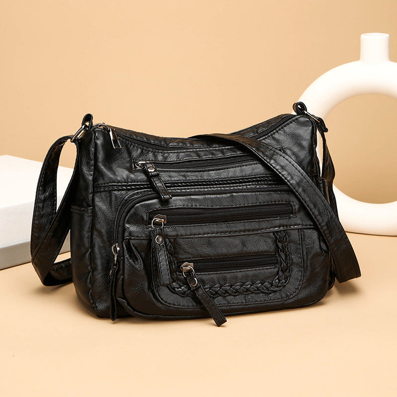 💥【Oferta pe timp limitat】👜👜Nouă geantă de umăr din piele moale de mare capacitate-3856549