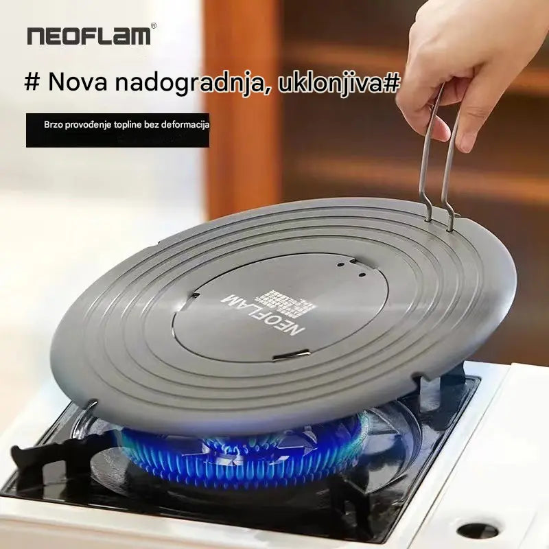 🍳Toplinsko vodljiva ploča za kućanski štednjak (pogodna za kuhanje, pripremu juhe, odmrzavanje sastojaka, štiti lonac od zagorijevanja)