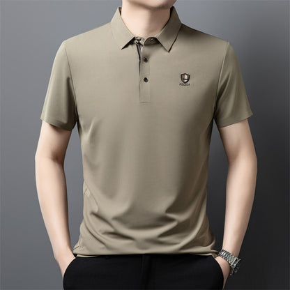 【Kupite 1, dobijte 1 gratis】【M-4XL】Nova ledeno svilena polo majica s reverom i pola rukava za ljeto 2026.