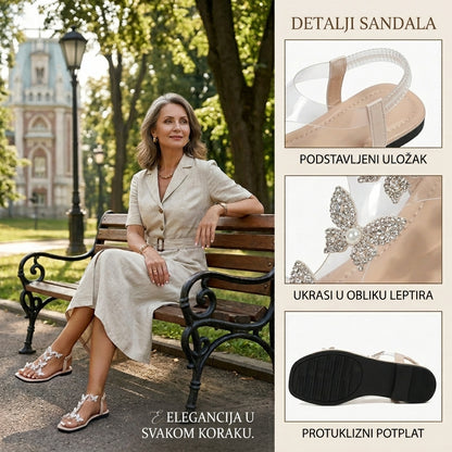 👍👍【36-43】Ženske sandale s leptirima✨Novo u ponudi 2026. | Elegantne i svestrane | Plaćanje pouzećem