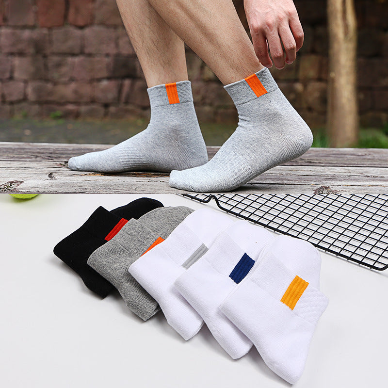 🧦Vruća prodaja – Kupi 5, dobiješ 5 gratis🧦【10 pari】Prozračne, otporne na mirise i upijajuće znoj sportske čarape za muškarce