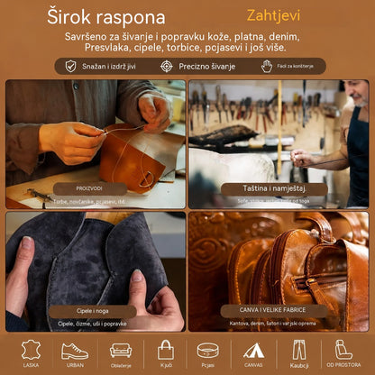 🧵【Kupi 1 i dobiješ 1 gratis】👞 Set izmjenjivih igala za šivanje 5 u 1 – Profesionalni komplet za popravak obuće i izradu kožnih rukotvorina 🛠️✨