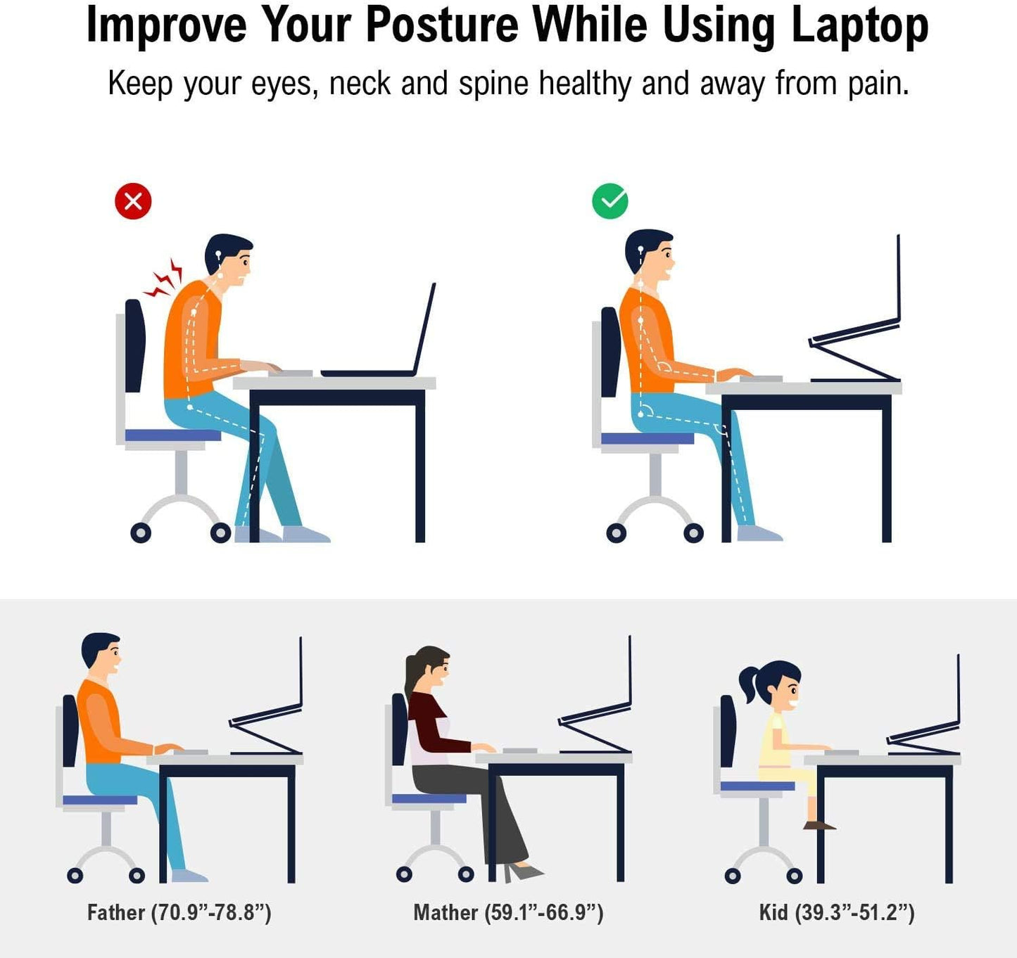 💥💻Laptop Stand Aliaj de aluminiu Suport rotativ din aliaj de aluminiu --3890205