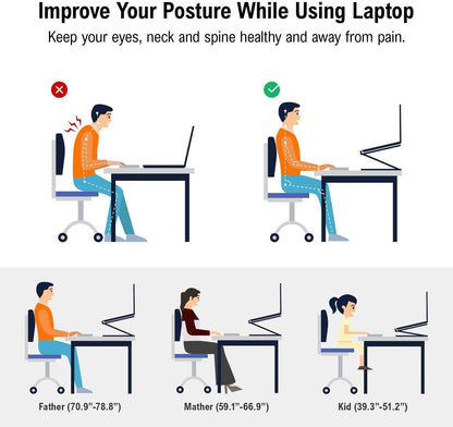 💥💻Laptop Stand Aliaj de aluminiu Suport rotativ din aliaj de aluminiu --3890205