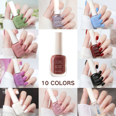 🔥✨(10 boca)💅🌈Uklonjivi, brzosušeći lak za nokte koji se ne peče