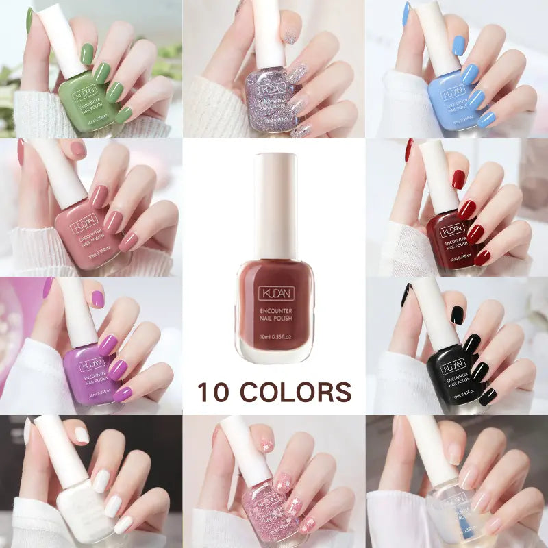 🔥✨(10 boca)💅🌈Uklonjivi, brzosušeći lak za nokte koji se ne peče