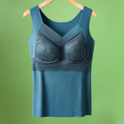 🔥【Kupi 1, drugi dobivaš besplatno】🔥【Veličine L-4XL】✨Čipkasti grudnjak s gornjim dijelom bez rukava i prekrasnim dizajnom leđa; učinkovito podiže i oblikuje grudi te sprječava njihovo opuštanje ✅【Preporučuju stručnjaci】