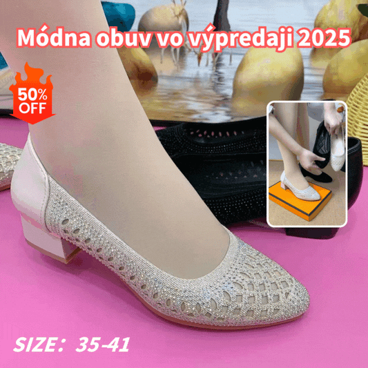 🔥Horúci výpredaj🔥【35-41】2026 Nové dámske módne sieťované topánky s vyrezávanými remienkami