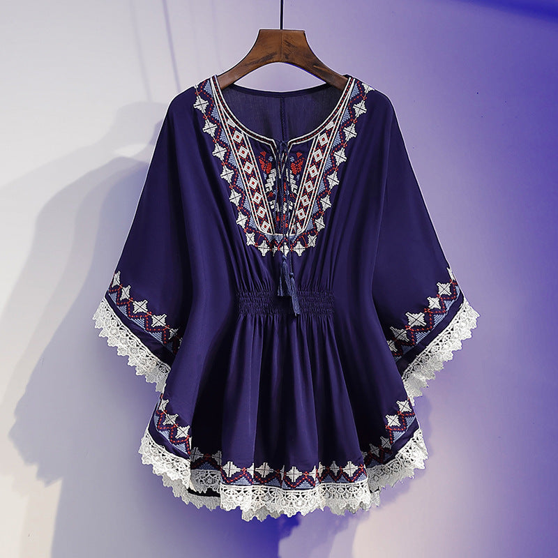 【M~4XL】👚💖Nova bluza/top od šifona za žene većih veličina, široki kroj, koji skriva trbuh i smanjuje struk