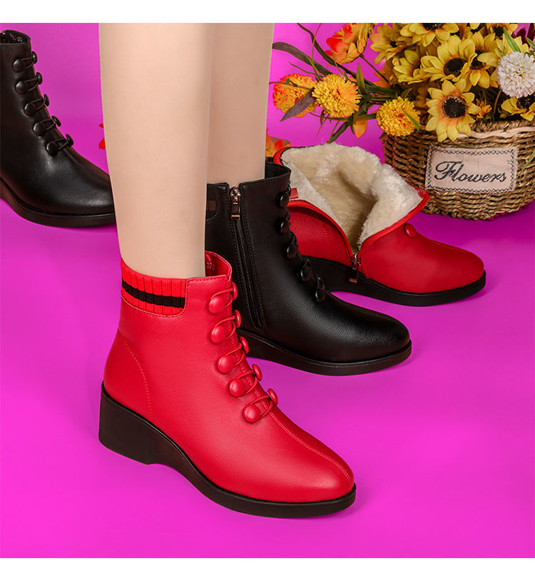 👢【35-41】2025 Toamnă și Iarnă Cizme populare din piele moale cu toc înclinat pentru femei-3865601