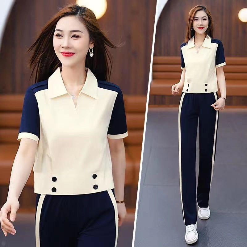 🏆【Touri + Pantaloni】Costumul sport casual de primăvară și toamnă 2025, la modă nouă