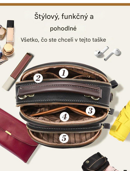 💟【ZĽAVA 45 %】👜 Nová módna taška cez rameno s potlačou z roku 2026, s veľkým objemom a pohodlným nosením