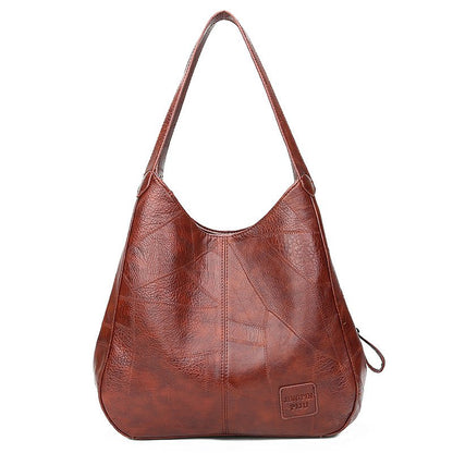💗 Geantă de umăr din piele moale, cu stil nou, capacitate mare, potrivită 👜--3890303