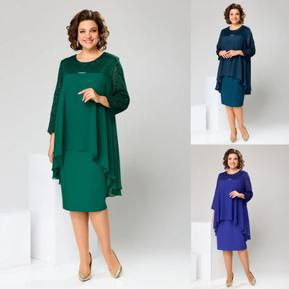 🌈🌿【S-5XL】Novi stil, moderna i elegantna ženska ležerna haljina visoke kvalitete za ljeto 2026., jednostavnog dizajna