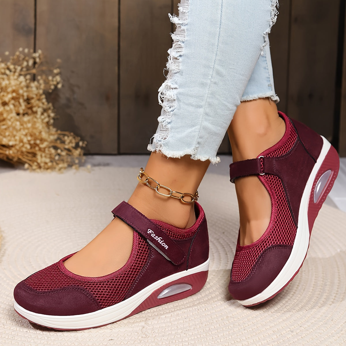 👟💨【Lansare de produse noi la preț special】【35-43】 Pantofi noi, confortabili din plasă, cu pernă de aer--3895270