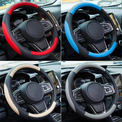 🔥Navlaka za volan od prave kože - Univerzalna navlaka za volan automobila, neklizajuća, izdržljiva