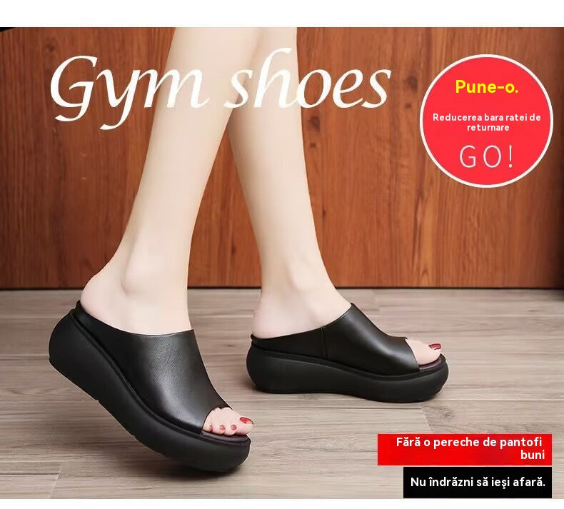 🔥【35-42】2025 Noua sandale retro confortabile din piele de vacă cu talpă moale