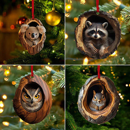 【5/10 PCS】🎄Critter Decorațiune pentru pomul de Crăciun. Decorațiune suspendată pentru animale mici-3840627