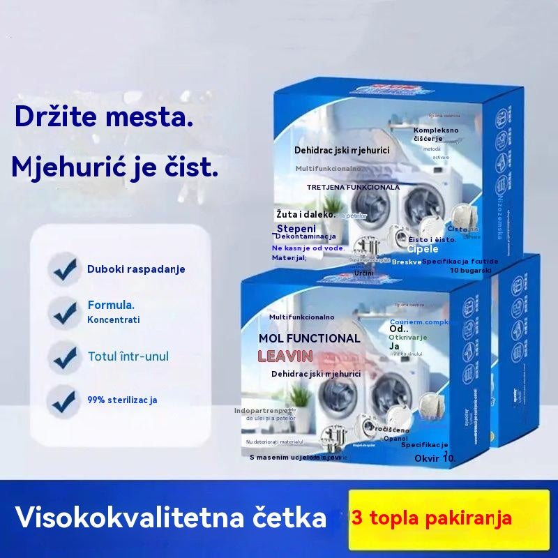🔥【Kupite 1 kutije i dobijte 2 gratis】✨【Brzo čišćenje】💦 Višenamjenske šumeće tablete za čišćenje domai