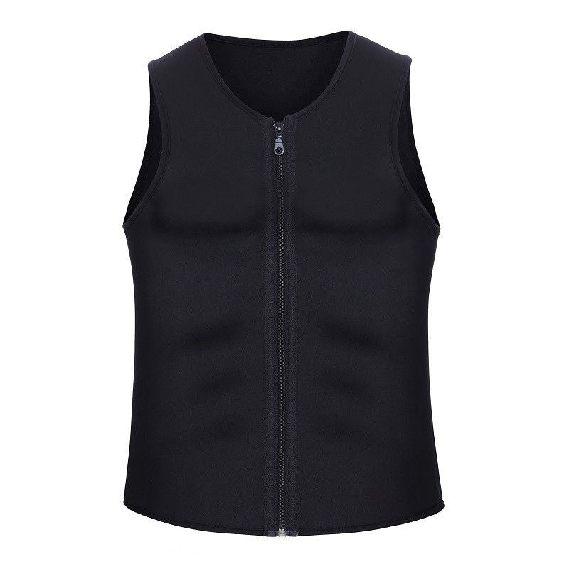【S-4XL】【Iznenađujuća posebna ponuda s popustom od 50%】🔥Muški prsluk s patentnim zatvaračem, kontrola trbuha