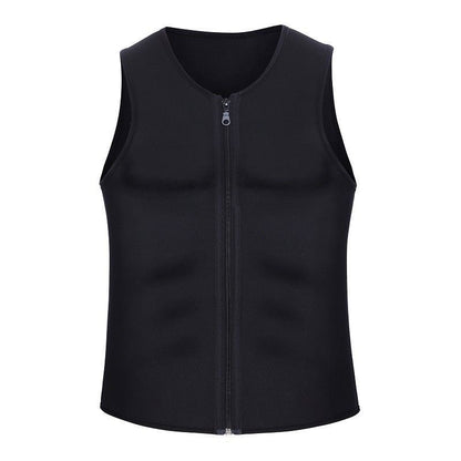 【S-4XL】【Iznenađujuća posebna ponuda s popustom od 50%】🔥Muški prsluk s patentnim zatvaračem, kontrola trbuha