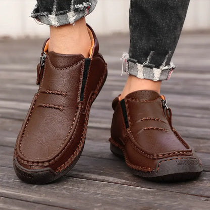 Mocasines de conducción para hombre hechos a mano en piel