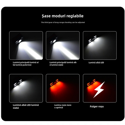 💥【Cumpărați 1, primiți 1 gratuit】🌟💡Faruri cu LED cu inducție cu încărcare prin USB inteligentă