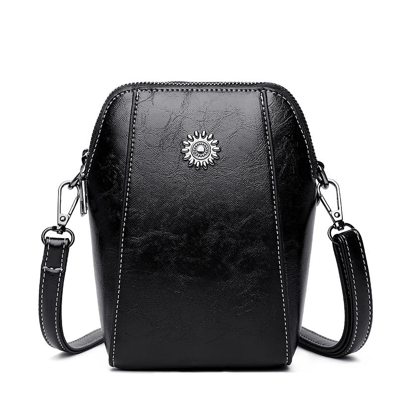 🔥👜[Promoție limitată în timp] 💖2025 nouă geantă de umăr mini multifuncțională din piele naturală, la modă, mică și rafinată-3972131