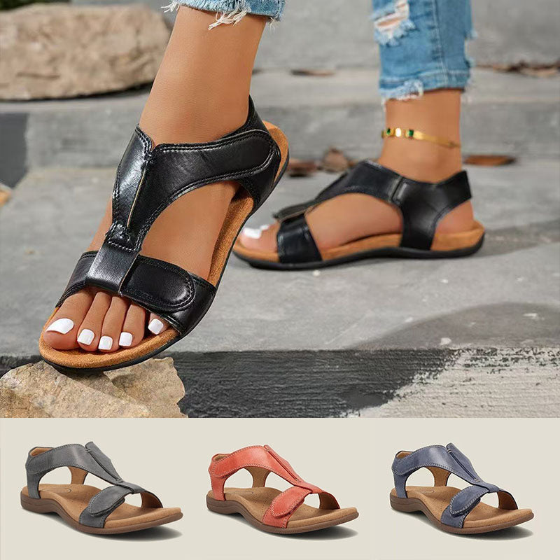 🔥🔥【Novi dolasci 50% popusta na ograničeno vrijeme】👡👡nü'shi ravne sandale, ✅ Prilagođavaju se obliku stopala ✅ Mekane i udobne