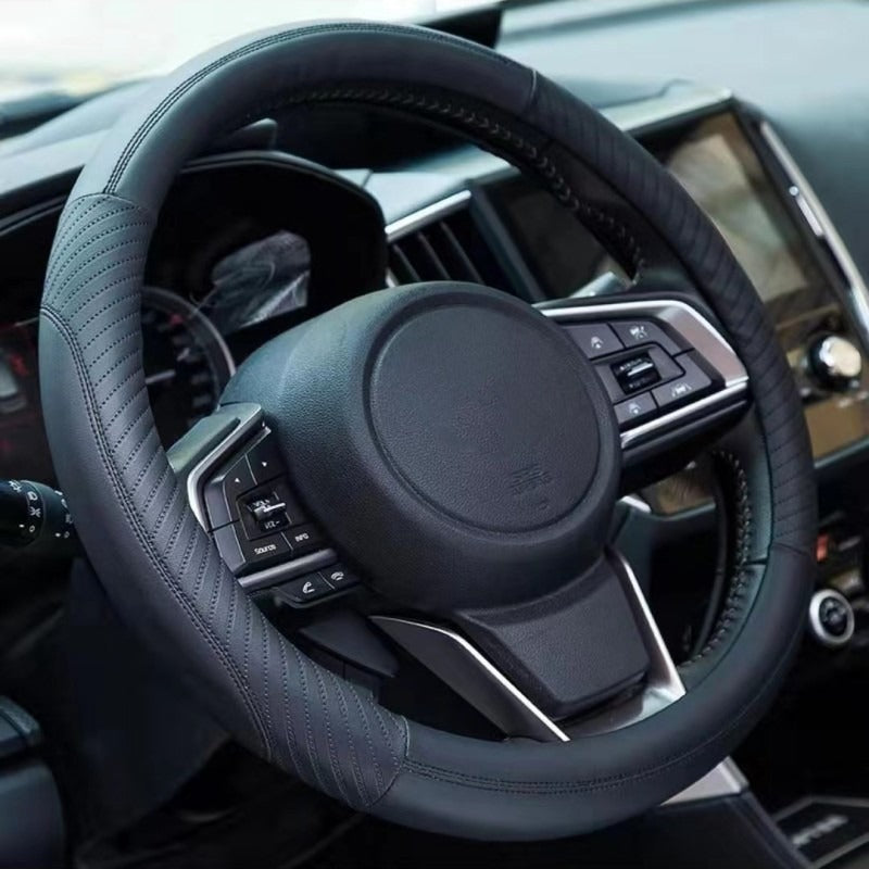 🔥Navlaka za volan od prave kože - Univerzalna navlaka za volan automobila, neklizajuća, izdržljiva