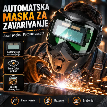 🔥😎 Potpuno automatska zaštitna maska za zavarivanje s automatskim zatamnjivanjem