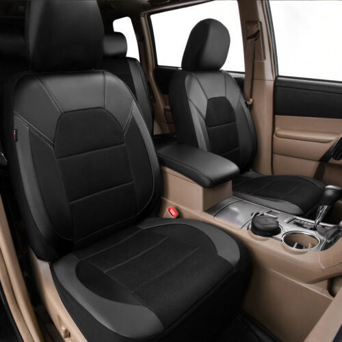 🚗🚗Juego universal de fundas de cuero suave para asientos de coche