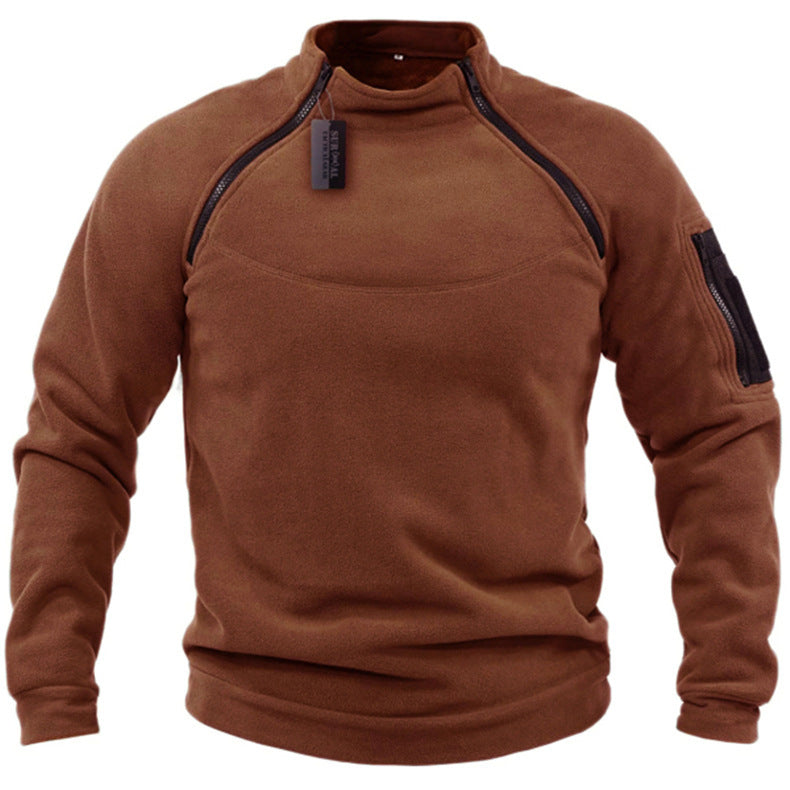 💥✨【S-4XL】Chaqueta de base polar cálida de invierno para hombre de nueva moda 2025, blusa 