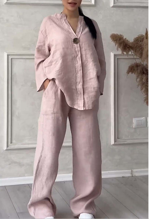 🔥【Novi artikli s 50% popusta samo 3 dana】🥋【S-5XL】【Majica kratkih rukava + hlače】Lagani, elegantni i udobni ženski set, dostupan u više boja