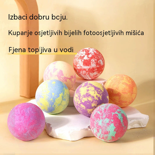 【12 komada 32 eura】Set od 12 kuglica soli za kupanje u obliku morskih životinja (60 g svaka) za djecu.