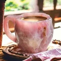 🥰[Sănătate + Aproape De Natură] Cană De Cafea Cristal Mineral Din Rășină-3873583