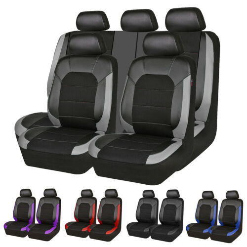 🚗🚗Juego universal de fundas de cuero suave para asientos de coche
