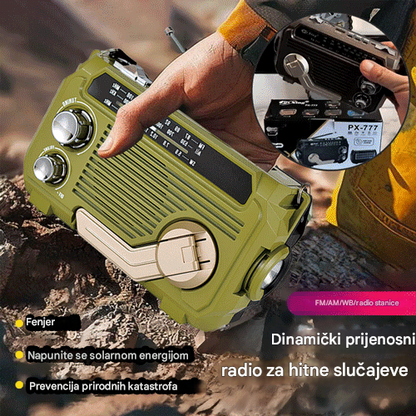 🏕️【Vremenski ograničena ponuda】Vanjska višenamjenska prijenosna svjetiljka, punjiva s AM radiom - Plaćanje pouzećem🚛