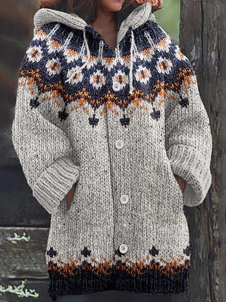 🥰【🔥Vânzare fierbinte】Iarna 2024, stil nou, confortabil, retro, caldur, jachetă tricotată cardigan-3849036
