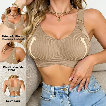 😍【Plaćanje pouzećem】💥【Kupite 1, dobijte 1 gratis】Ženski jednodijelni grudnjak bez žice❤️【40-95 kg】Udoban i prozračan
