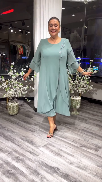 ❤️❤️【Vremenski ograničena ponuda】【S-5XL】👗👗2026 Nova visokokvalitetna šifonska haljina