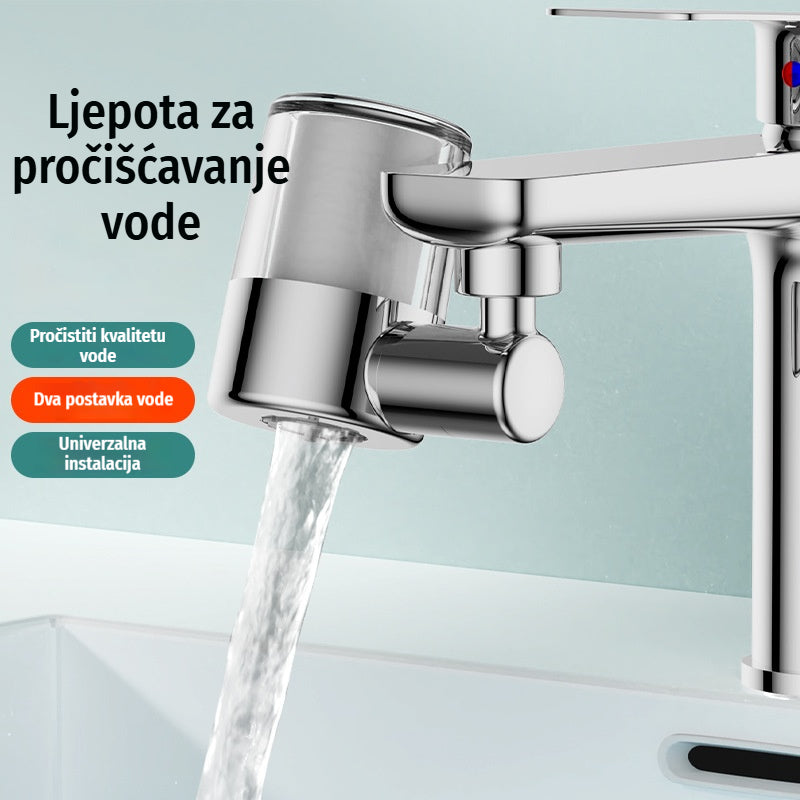 💧【Kupite 1, dobijte 1 gratis】✨ Filter za vodu za slavinu od nehrđajućeg čelika 304 | Dubinsko pročišćavanje, uklanja sediment i mirise, brza ugradnja, kompatibilan s 99% slavina 🚰