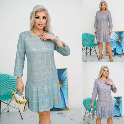 💜💚【Noi sosiri de primăvară】【S-5XL】Rochie la modă de înaltă calitate-3900127