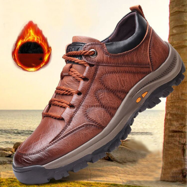 🔥👞 50 % de descuento en artículos populares por tiempo limitado: nuevos zapatos de cuero auténtico para hombre con estilo invernal; excepcionalmente cómodos.