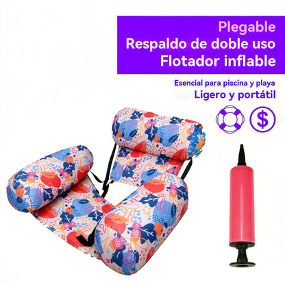 💦📢Plutajuća napuhavajuća sofa za plivanje s naslonom i sklopivim dizajnom