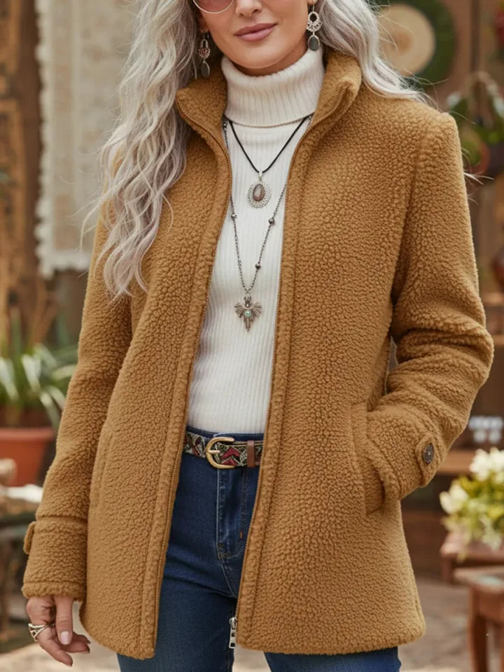 🛒👗【Płatność przy odbiorze】【S-3XL】Chaqueta de mujer con cremallera, informal 
