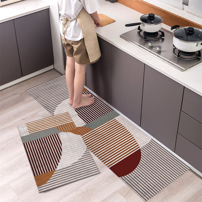 🔥Cumpărați 1 Primiți 1 gratuit👉【2 bucăți】【40*60+40*120cm】Folosit în mod obișnuit acasă🔥Tampă absorbantă simplă și atmosferică-3901754